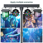 éclairage led scène dmx 60w noir moderne télécommande sac transport trépied disco