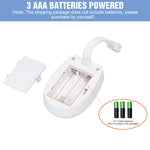 lampe toilette capteur mouvement blanc moderne adhésif interrupteur veilleuse led rgb rechargeable batterie aaa