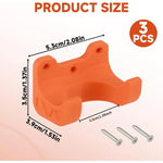 organisateur outils mur orange texturé supports vis garage atelier utilisation multiple fixations vis incluses