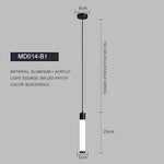 lampe suspendue moderne blanche dorée minimaliste salon chambre éclairage deux sources lumineuses