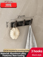porte sacs mural gris métallisé moderne minimaliste crochets vis fixation