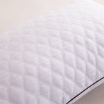 oreillers blancs quiltés motifs géométriques modernes 48x100cm 48x120cm 48x150cm 48x180cm
