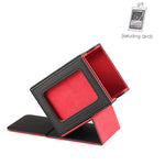 boîte cartes cuir moderne noir rose respectueux environnement rechargeable organisateur jeux
