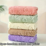 serviettes bain microfibre absorbantes douces rapide séchage amusant moderne rose vert beige violet pastel