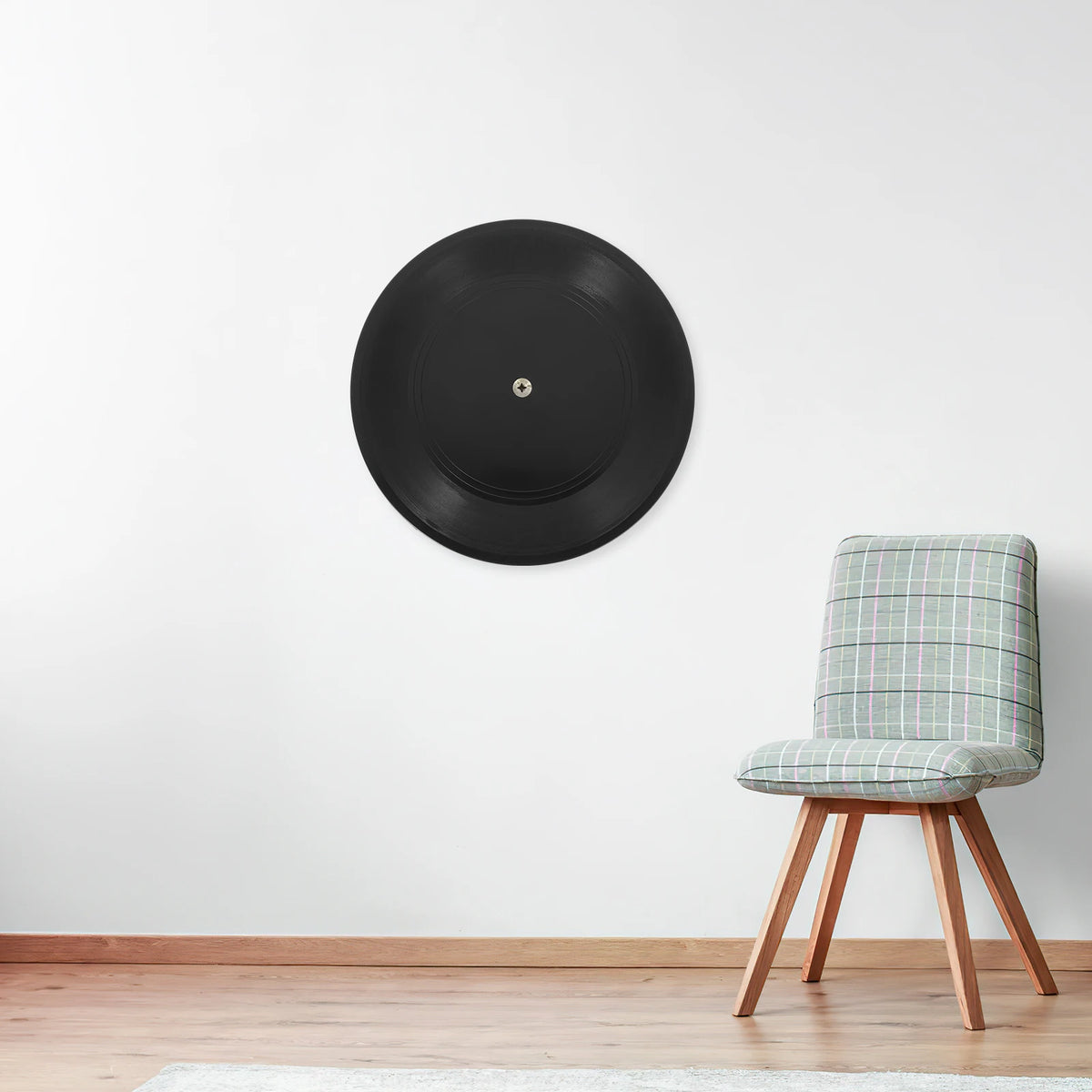 décoration murale disque vinyle imitation noir vintage industriel ornement événement anniversaire festive disco suspension