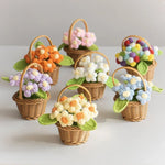 panier osier fleurs traditionnel marron clair décor intérieur maison fêtes anniversaires baby shower