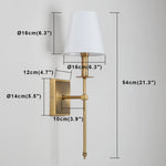 lampe murale moderne or lisse fixée éclairage led 220v 110v flux 249 2000