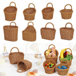 panier rangement tressé marron traditionnel respectueux environnement utilisation multiple poignées