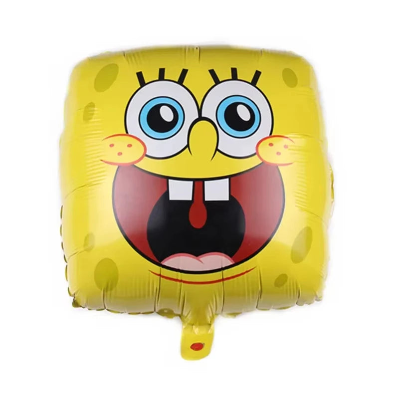 accessoires fête spongebob happy birthday ballons bannières cupcakes toppers anniversaire enfants thèmes cartoon