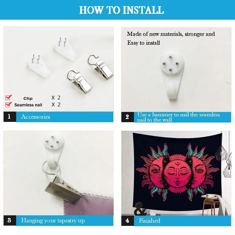 tapisserie moderne blanche velours machine lavable clips inclusion multiples tailles