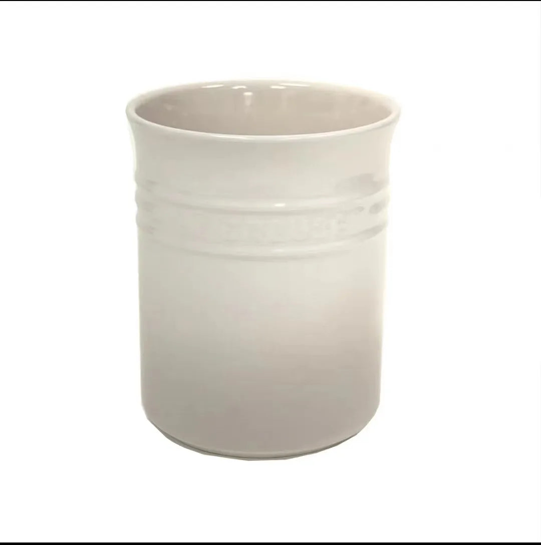 organisateur cuisine pot ustensiles rouge violet bleu blanc classique vintage porcelain céramique