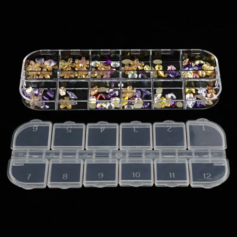 boîte rangement bijoux 15 compartiments transparente clips organisation pratique