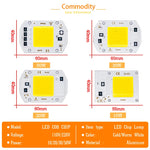 ampoule led chip 10w 20w 30w 50w cold warm white ip65 diy moderne