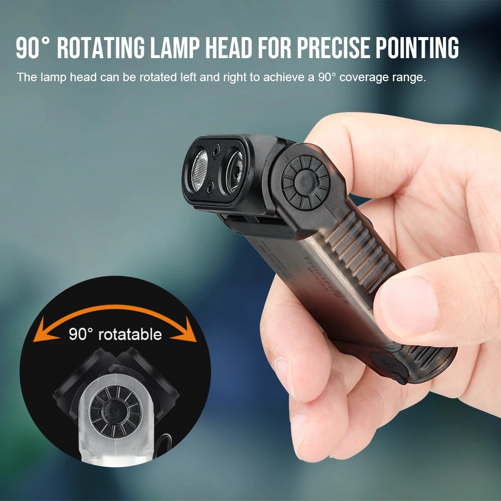 lampe poche rechargeable uv intense multifonction camping travail moderne