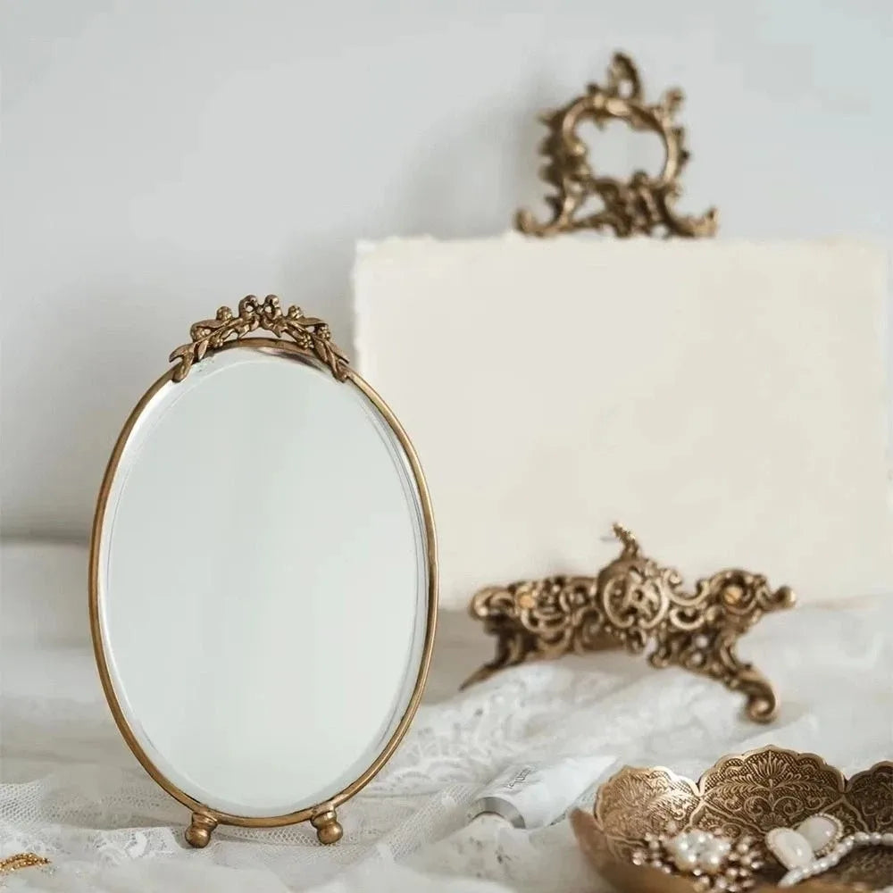 support photo ornemental vintage miroir assiette décoration baroque multipurpose pvc durable exposant meuble adulte