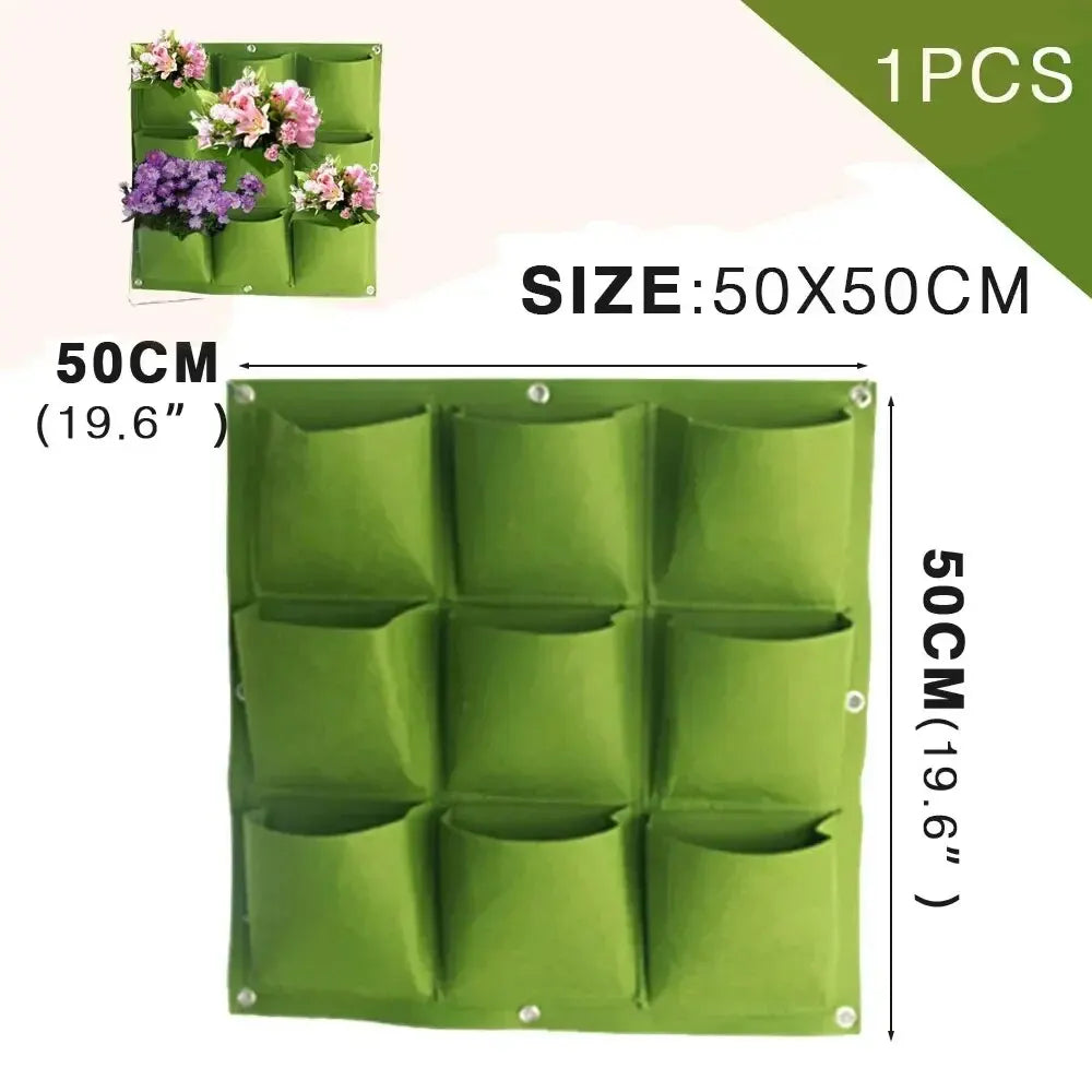 panneau mural poches plantes vert feuilles décoration intérieure jardin vertical fleur fougère suspension écologique