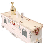 Chemin de table réutilisable beige