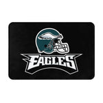 tapis bain antidérapant adhésif logo eagles noir vert moderne sportif