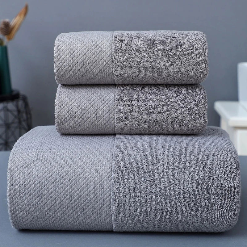 serviettes bain coton égyptien 90x180cm gris rose blanc bleu moderne absorbantes rapide lavables machine