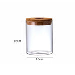 Pot plante hydroponique transparent moderne minimaliste 8cm 10cm 12cm 15cm 20cm