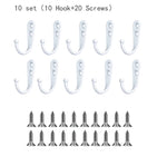 crochets muraux robustes acier inoxydable bronze noir blanc utilisation multiple moderne minimaliste vis fixations