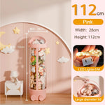 boîtes rangement jouets transparentes moderne rose clair pliables multifonctions organisation enfants storage zipper toy