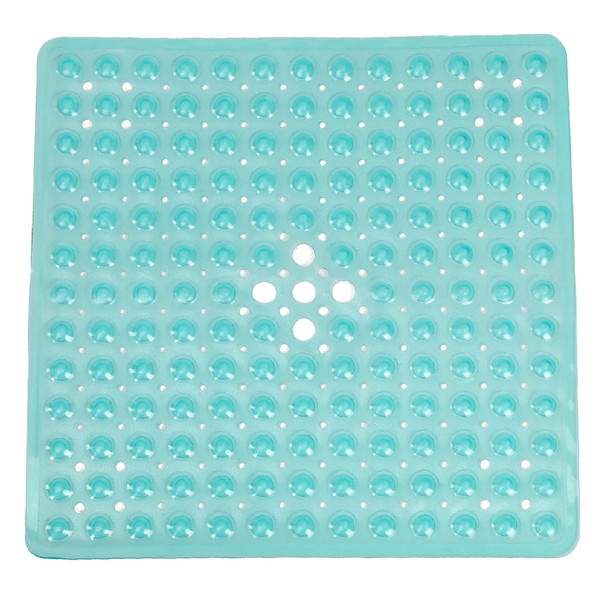 tapis bain antidérapant gris moderne perforations taches blanches opacité suction lavable machine