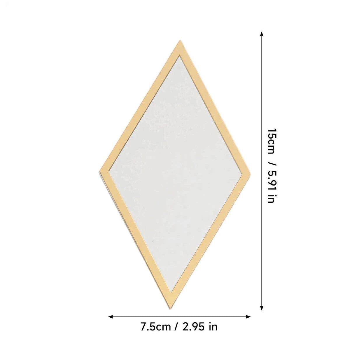 miroirs adhésifs géométriques modernes noirs dorés salle bain couloir décoration brillante ornementnels autoadhésifs