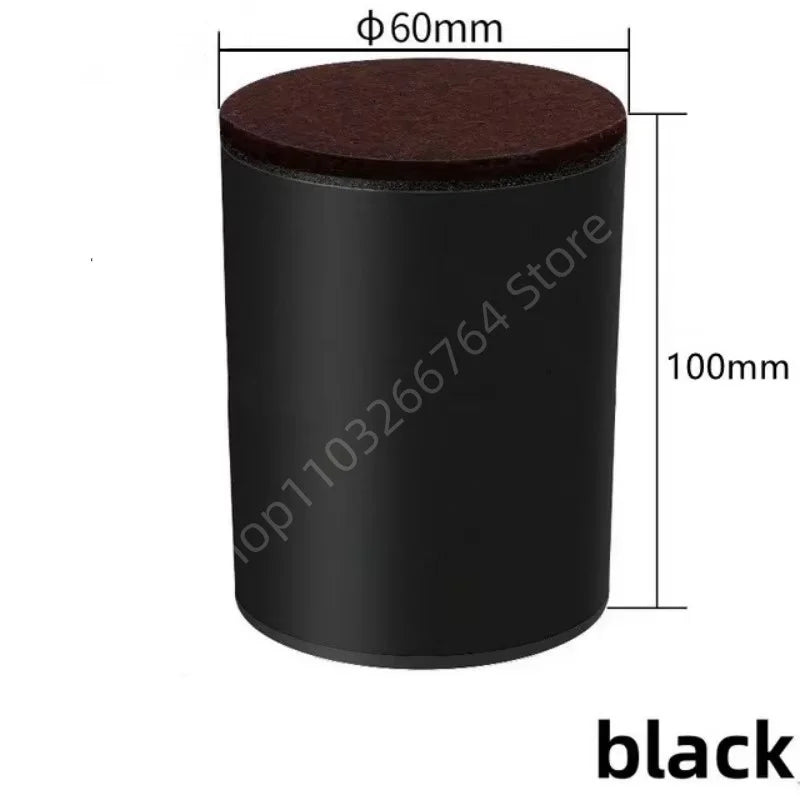 pieds lit hauteur ajustable marron noir tissu moelleux adhésif moderne élévateur antidérapant métal fer