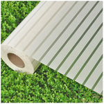 voilage adhésif rayures horizontales blanc moderne opaque chambre bain stripe deco protection thermique