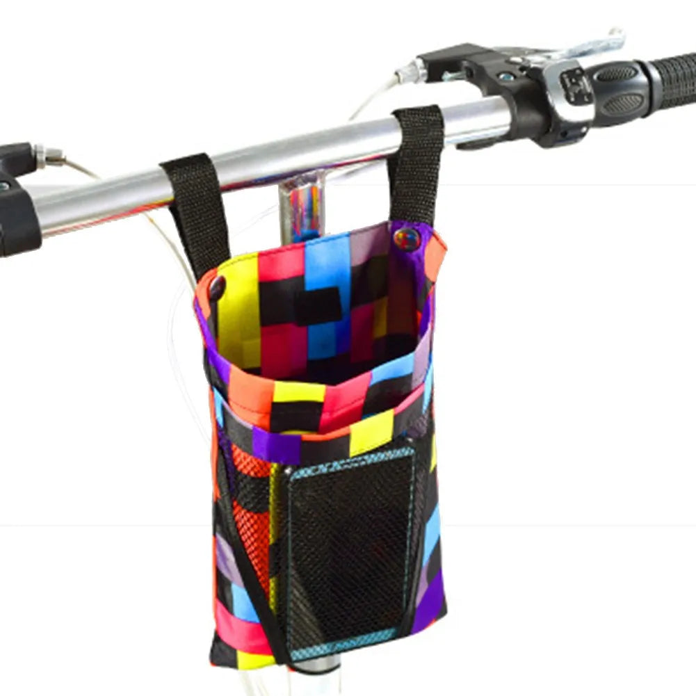 sac vélo noir rayures zèbre motifs colorés clips pratiques modernes