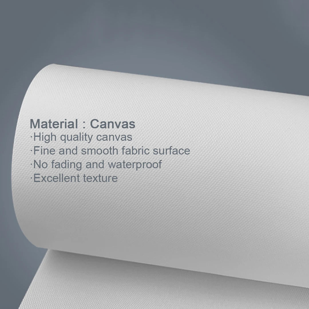 impression toile paysage montagneux moderne rectangle vertical blanc sans cadre affiche d'art décoration murale