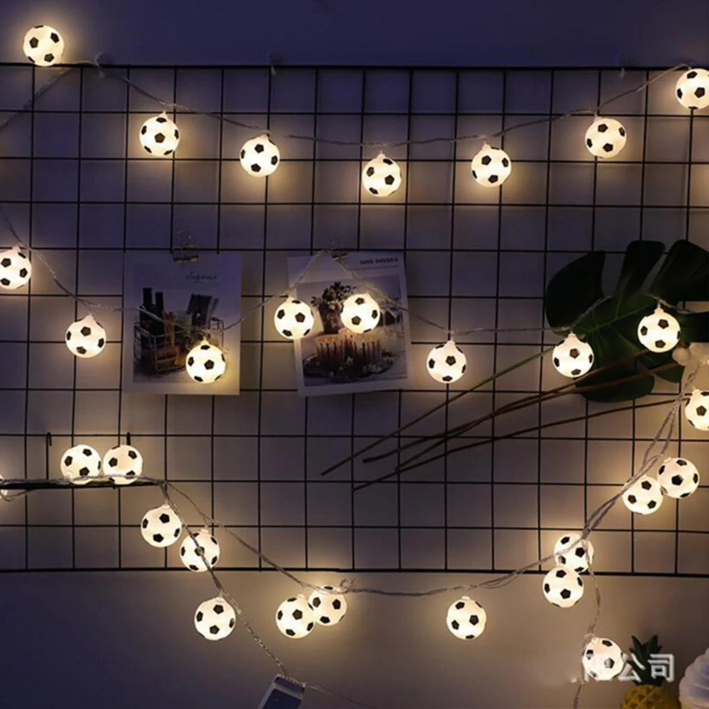 guirlande lumineuse décoration noël blanc noir triangles leds 10 20 40 warm white colorful