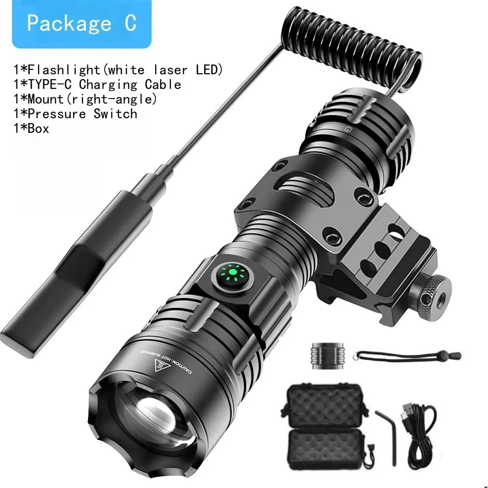 lampe torchon rechargeable led 30w intense moderne robuste commandes rayures