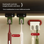 porte brosses dents adhésif moderne vert noir blanc rouge mat opacité salon bain