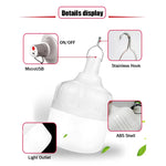 lampe led portable rechargeable éclairage secours camping marché nocturne adjustable pvc moderne ridge verticale