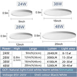 plafonnier led moderne blanc intensité variable application télécommande minimaliste
