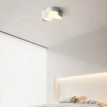Spot LED moderne résine métal blanc noir éclairage quotidien minimaliste