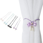 rideaux rubans noyau noir rose bleu violet adhésifs classiques satinés