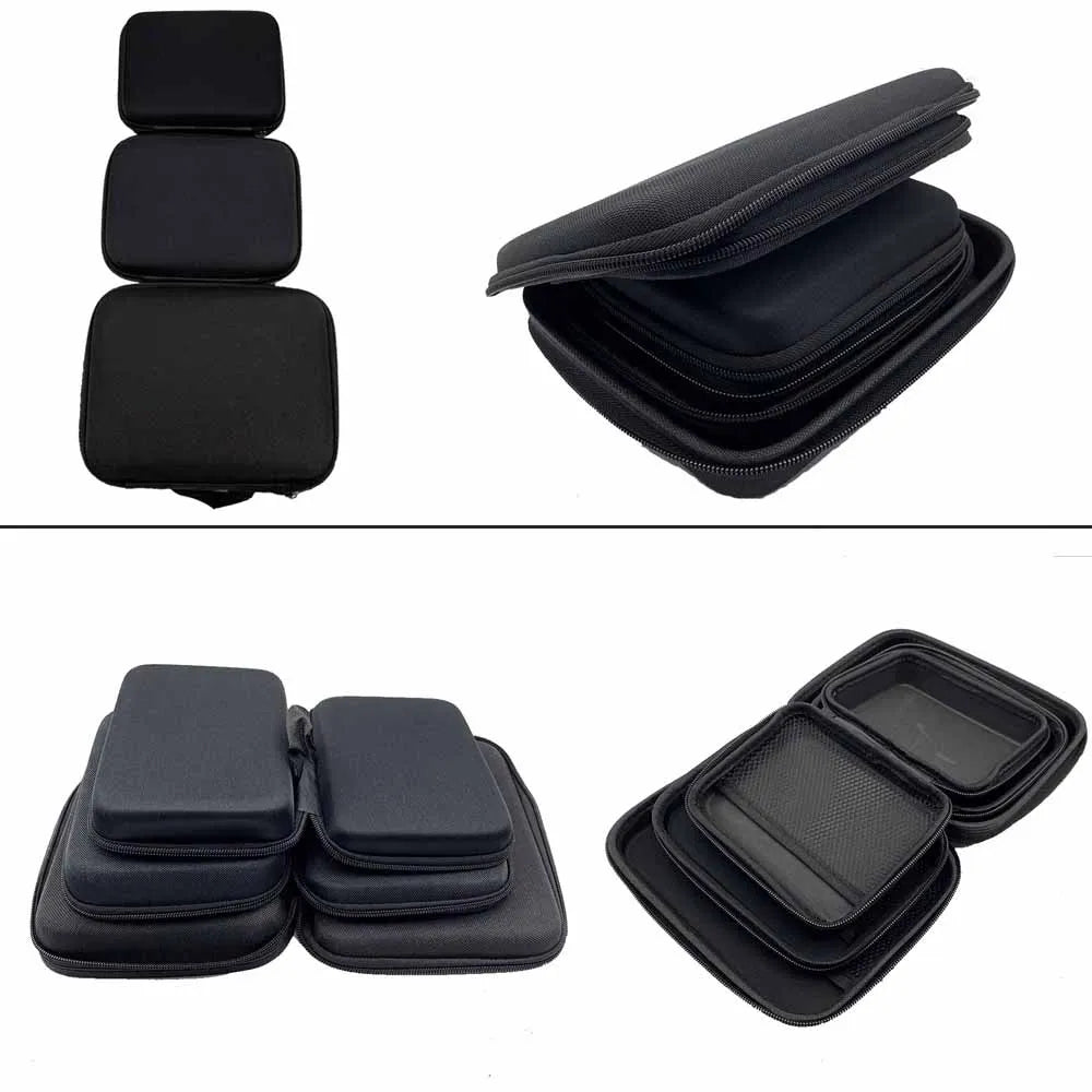 sac main noir texture mat pratique anti odeur zip poignée rangement outils