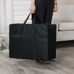 Sac de rangement couette bleu marine Ombre Interieur avec fermeture éclair métallique