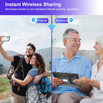 Cadre photo numérique WiFi 10.1 pouces affichage photo famille