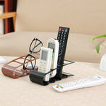 organisateur télécommandes rangement moderne minimaliste marron noir blanc multiple usage