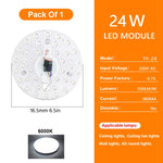 panneau led blanc moderne 285mm aimants télécommande câble alimentation 72w