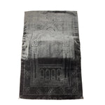 tapis prière épais 8cm brocart imprimé architectural antidérapant moderne İslam chrétien doré beige patio