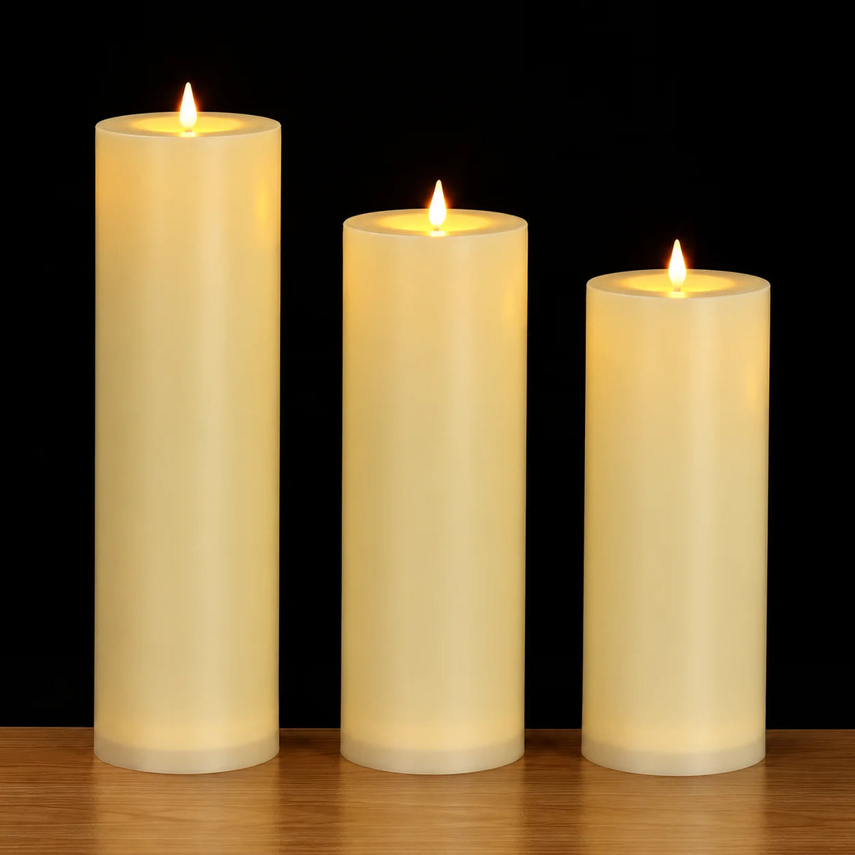 bougies led sans flamme étanches réglables modernes fêtes événements camping 30cm 50000 heures