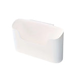 rangement mural adhésif blanc moderne cuisine bouteilles boîtes sans perçage réutilisable plastique