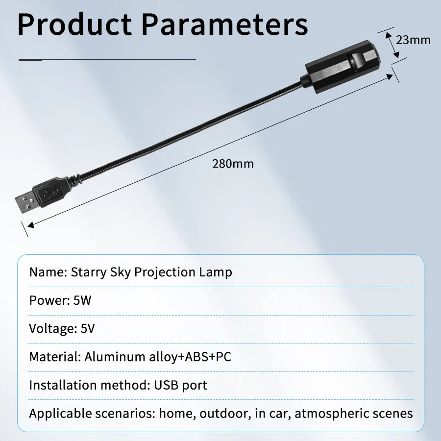 projecteur étoiles usb led lampe veilleuse nuit moderne ambiance halloween noël vacances chambreextérieur