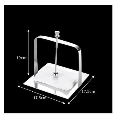 porte serviettes table cuisine métal doré argent moderne élégant distributeur mouchoirs papier décor maison