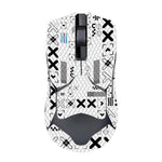 souris gamer antidérapante adhésive caoutchouc graphique moderne noir rouge bleu
